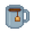 Coffee cup icon representing taking a break to learn